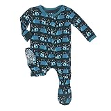 KicKee Pants Baby Boys Footie Camping Fox