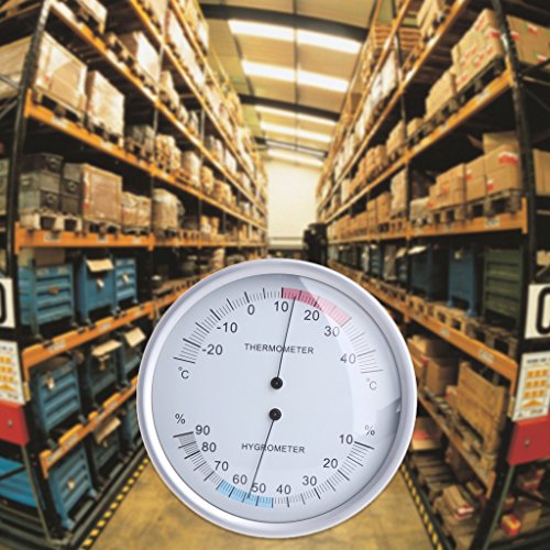 Sixsons 5 Inches Wall Mounted Household Thermometer Hygrometer Analog Temperature/Humidity Meter (#018) - Thumbnail 2
