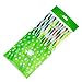 Dakoufish 12 Piece 9 Inch Reusable Plastic Thick Drinking Straws BPA Free Mason Jar Straws Big Stripe (9inch 6Color)