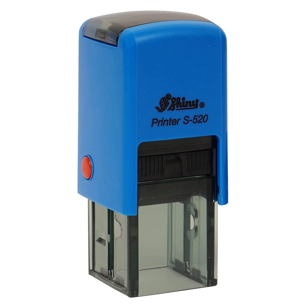 Wrong Sign Icon Round Rubber Stamp Self Inking Shiny Mini Stamper 20 mm- Red Ink