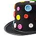 Novelty Costume Top Hat Colorful Buttons - Costume Hats by Funny Party Hats