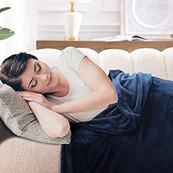 Bertte Fleece Throw Blanket Super Soft Cozy Warm