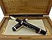 Lanxivi Jinhao Chinese Dragon Offspring Fountain Pen Medium Nib Black Color with Wooden Gift Box