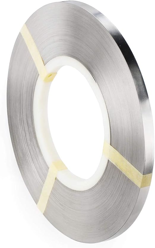 Pure Nickel Strip 99.6 Nickel Strips 0.2x8mm 1kg(2.2lbs, 230ft) for