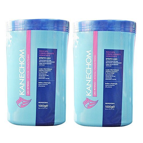 Kanechom Liso Intenso Hair Moisturizing Conditioning Mask 35.2 Oz (PACKAGE SEALED!!!!) - Set of 2 by Kanechom