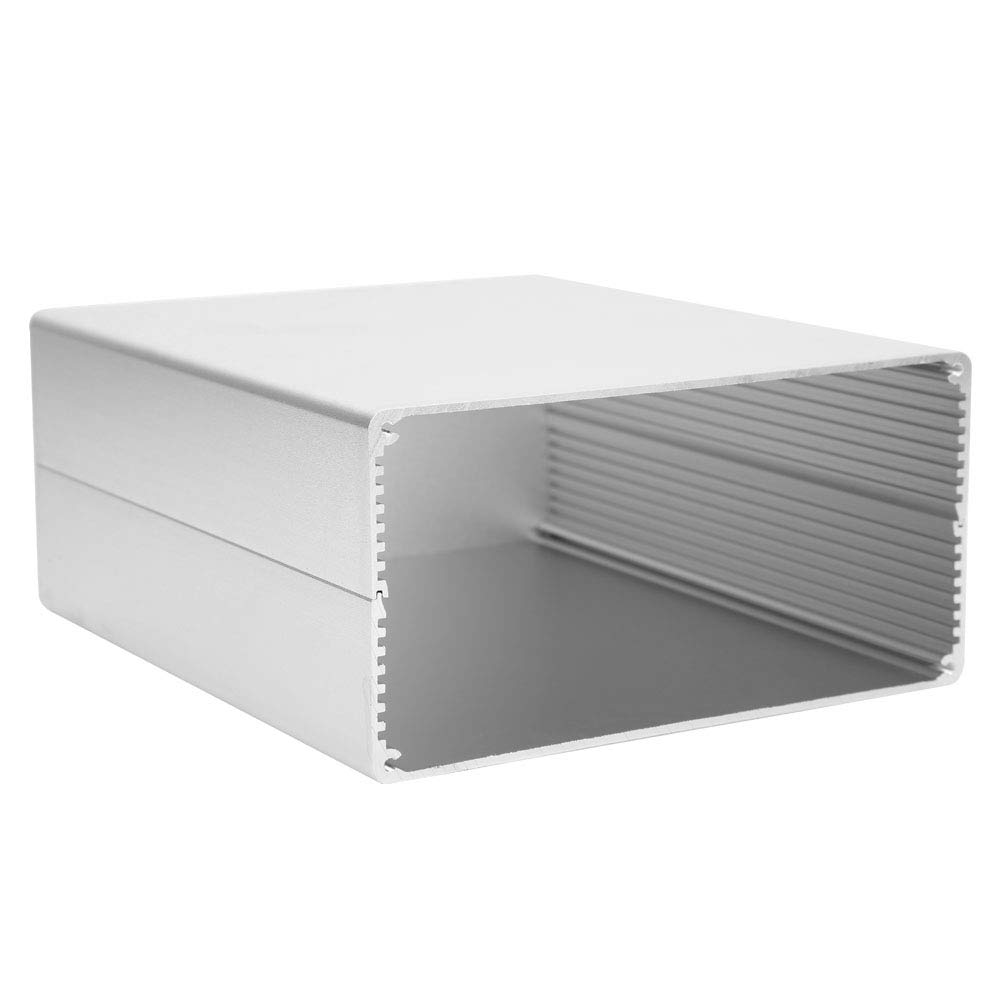 Garosa Aluminum Econobox, Matte Silver Split Type Electronic DIY Aluminum Project Box, 80x160x180mm