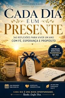 Livro Cada Dia é um Presente: 365 reflexões para viver um ano com fé, esperança e propósito