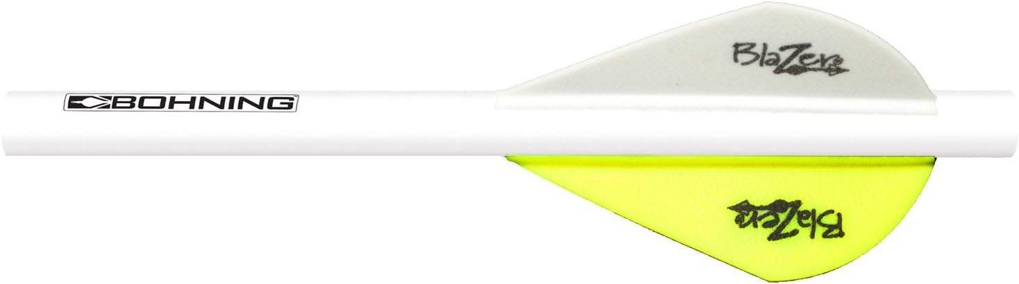 Bohning Neon Yellow Blazer Quik Fletch 6pk : Hunting Arrows : Sports & Outdoors