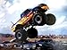 Bigfoot Monster Truck Smashing Cars Art Print Poster (8x10)