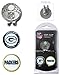 Team Golf NFL Green Bay Packers Cap Clip With 2 Golf Ball Markers Golf Cap Clip with 2 Removable Double-Sided Enamel Magnetic Ball Markers, Attaches Easily to Hats