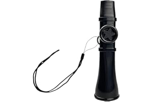 RCULWPLP Kazoo Flute Premium Quality Compact Musical Instrument Travel-Friendly Mini Kazoo for All Ages, Black