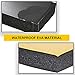 Seven Sparta Garage Wall Protector 4 Pack Garage Car Door Protector Waterproof Car Door Bumpers for Garage Walls (1.18x4.1x11.8 inches)
