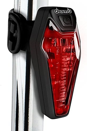 USB Rechargeable Bike Tail Light – Super bright LED Bicycle Rear Taillight – Waterproof Wide Illumination - Fits all MTB Mountain Road Bikes - High Capacity Li-ion Battery - Cycling Safety Back Light
