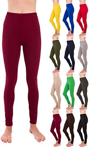Premium Ultra Soft High Rise Waist Full Length Regular and Plus Size Leggings
