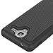 Kyocera Hydro View Case, Hydro Shore Case, Hydro Reach Case CoverON® [HexaGuard Series] Slim Hybrid Hard Phone Cover Case for Kyocera Hydro Wave / Hydro Reach / Hydro Shore- Black