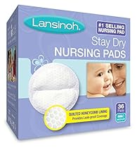 Lansinoh Stay Dry Nursing Pads Medium 36 Each