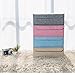 ALYER Collapsible Drawer Organizer,Underwear Drawer Divider for Socks Panties Bras Ties Clothing,Sturdy Closet Storage Divider with Lid(Black)