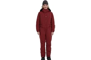 BGX Bluemagic Womens Snowsuit One Pieces Ski Suits Insulated Jumpsuit Waterproof Windproof Snowboard Jackets for Outdoor