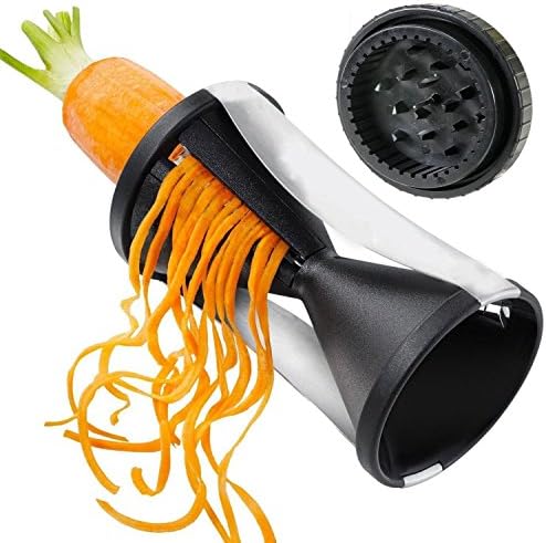 Carrot Slicer Spiral Vegetable Slicer Stainless Steel Spiral Slicer Fruit Cutter Peeler Kitchen Tool Twister Grater Noodle Maker