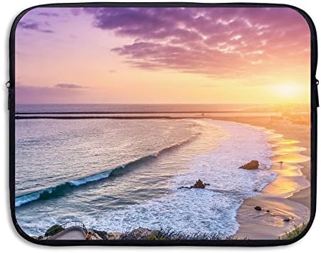 Summer Moon Fire Computer Bag Laptop Case Slim Sleeve Bag Beach Sunset Waterproof 13-15 Inch For IPad Air Macbook Pro Surface Book Notebook Ultrabook