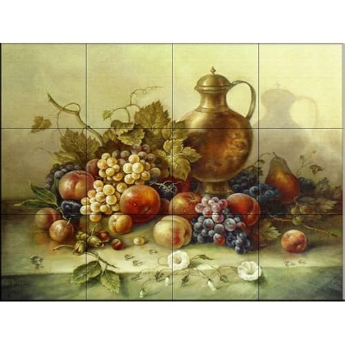 Ceramic Kitchen Fruit Tiles: Amazon.com