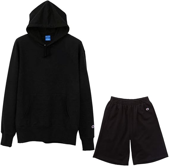 Champion hoodie and shorts set Clearance