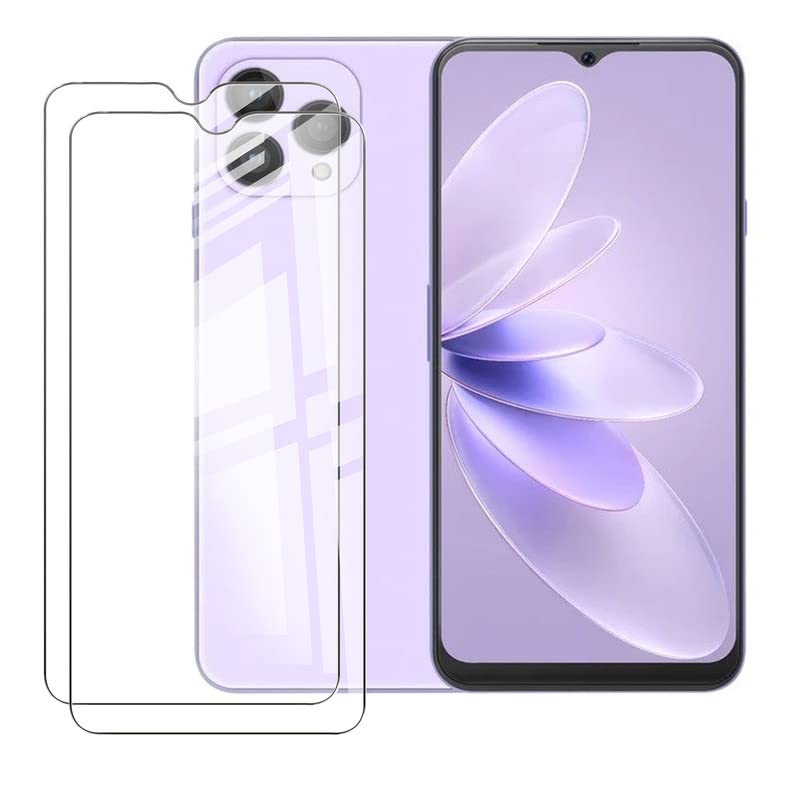 BUNAL for Cubot P80 (6.58") Screen Protector (2 Pack), HD Tempered Glass, Scratch Resistant, Tempered Glass Film, Screen Protector