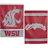 WinCraft Washington State Cougars Garden Flag 12.5 x 18 inches 2 Sided