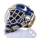 Franklin Sports Buffalo Sabres NHL Hockey Goalie Face Mask - Goalie Mask for Kids Street Hockey - Youth NHL Team Masks for Kids