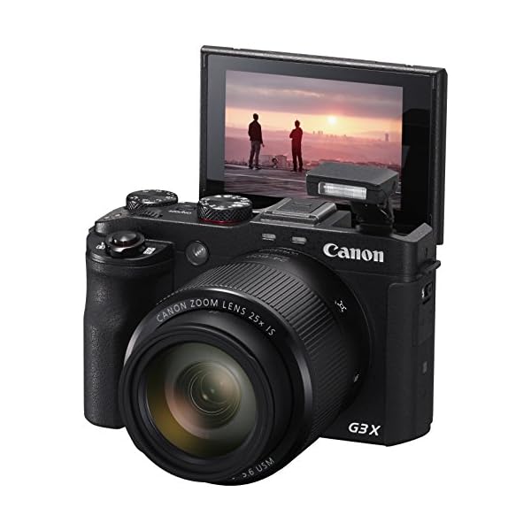 Canon PowerShot G3 X Digitalkamera - mit Ultra-Weitwinkelobjektiv (20,2 MP, 25-Fach optischer Zoom, 8cm (3,15 Zoll) LCD… – Bild 7