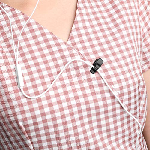 FENGWANGLI Earphone Wire Clip Headphone Mount Cable Clothing Clip Earbud Clip to Keep Earphone/Microphone Cord in Place for 1.5mm Wire Diameter Round Wire Earphone,12 Pcs (Black)