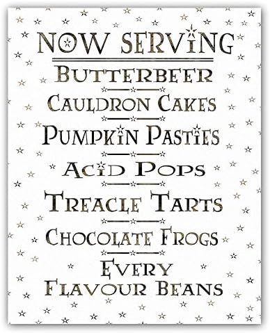 8"x10" Unframed Print. Great gift item for Harry Potter fans! watercolor sepia