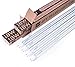 Hyperikon 4 Foot LED Tube, T8 T10 T12 40 Watt Replacement (18W), Dual End Ballast Compatible, Clear Lens, UL, DLC, Daylight White, 4 Pack