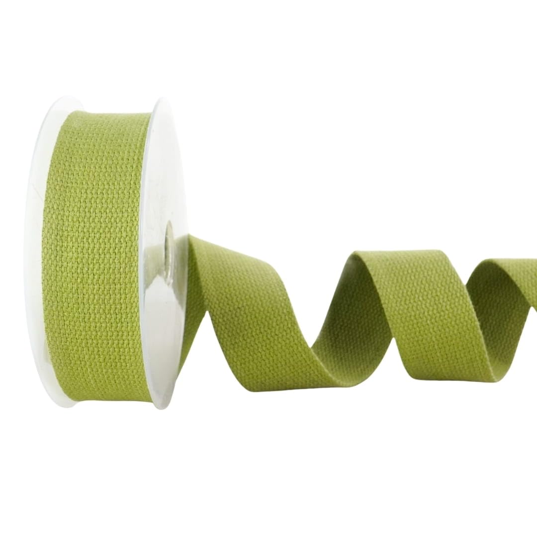 5m x 30mm Trimz Heavy Duty Cotton Webbing – Olive