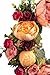 Large Blooming Flower wreath handmade home wall decor vintage model