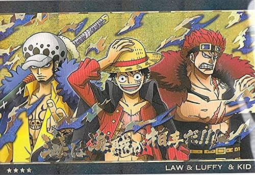 Amazon ホロニス ホロ箔押し No 9 Sec1 ロー ルフィ キッド Sec シークレット ワンピース ウエハース 反撃の狼煙 アニメ 萌えグッズ 通販