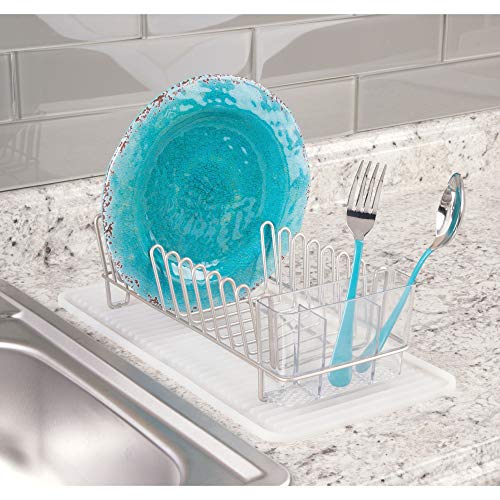 InterDesign Classico Compact Kitchen Dish Drainer Rack for Drying