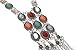 Miraculous Garden Womens Silver/Gold Turquoise Long Boho Beads Fringe Necklace Bohemia Style Fashion Necklace for Women