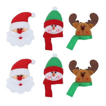 Amosfun - Imán del frigorífico de Navidad con imanes Decorativos ...