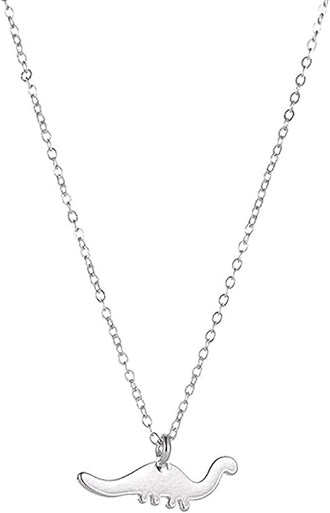 Amazon Co Jp ネックレス現代の人気の絶妙なネックレス小さな恐竜女性のための現代の人気の絶妙なネックレス女の子チェーン漫画合金 ホーム キッチン