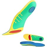 Full Length Supination Orthotic Insoles,Arch Support Foam Shoes Inserts for Plantar Fasciitis,Flat Feet, Heel Spurs, Foot Pain and Pronation, Insoles for Men & Women (Men's 3-7.5 / Women's 4.5-9)