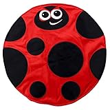 Placed on The Leg 3LB，18x 18inches Kids Ladybird Weight Lap Pad Made with Cozy Feelings Material