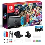 Nintendo Switch Neon Blue and Red Joy‑Con - Mario