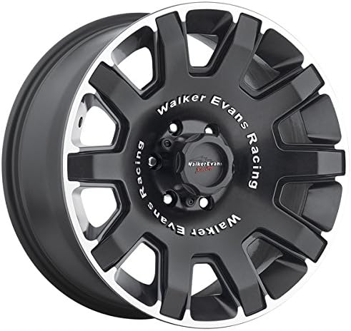 Walker Evans 505U Bullet Proof Satin Black with Diamond Cut Accents Wheel (17x8.5/6x135mm, 1mm offset)