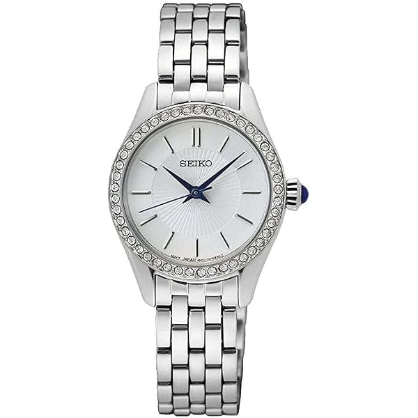 Amazon.com: SEIKO Ladies Essentials Bracelet Watch SUR539 Hardlex
