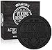 Viking Revolution Skin Cleaning Agent Activated Charcoal Soap for Men w/Dead Sea Mud, Body and Face, Cleanser,Cleansing Blackheads - Peppermint & Eucalyptus Scent 6 Oz (Pack of 1)
