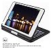 Moleboxes iPad Mini Keyboard Case, Swivel 360 Degree Rotatable Bluetooth Keyboard Case IPad Mini Bluetooth Keyboard for IPad Mini 3 / IPad Mini 2 / IPad Mini(Close to Sleep, Open to Wake Up) (Black)