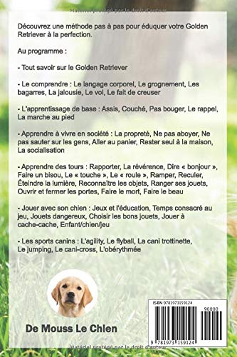 Amazon Fr L Education Du Golden Retriever Toutes Les Astuces Pour Un Golden Retriever Bien Eduque Le Chien Mouss Livres