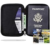 Zero Grid Passport Wallet - Travel Document Holder w/ RFID Blocking
