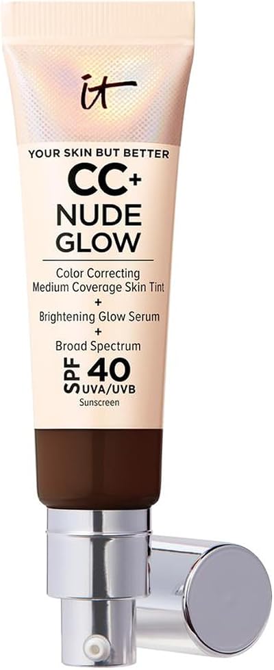 IT Cosmetics Your Skin But Better CC+ Nude Glow Deep Mocha Lightweight